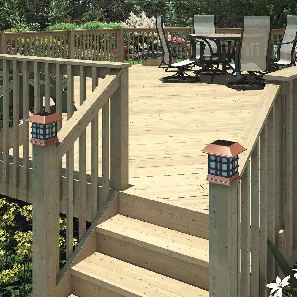 3-Step Ground Contact Pressure Treated Pine Stair Stringer