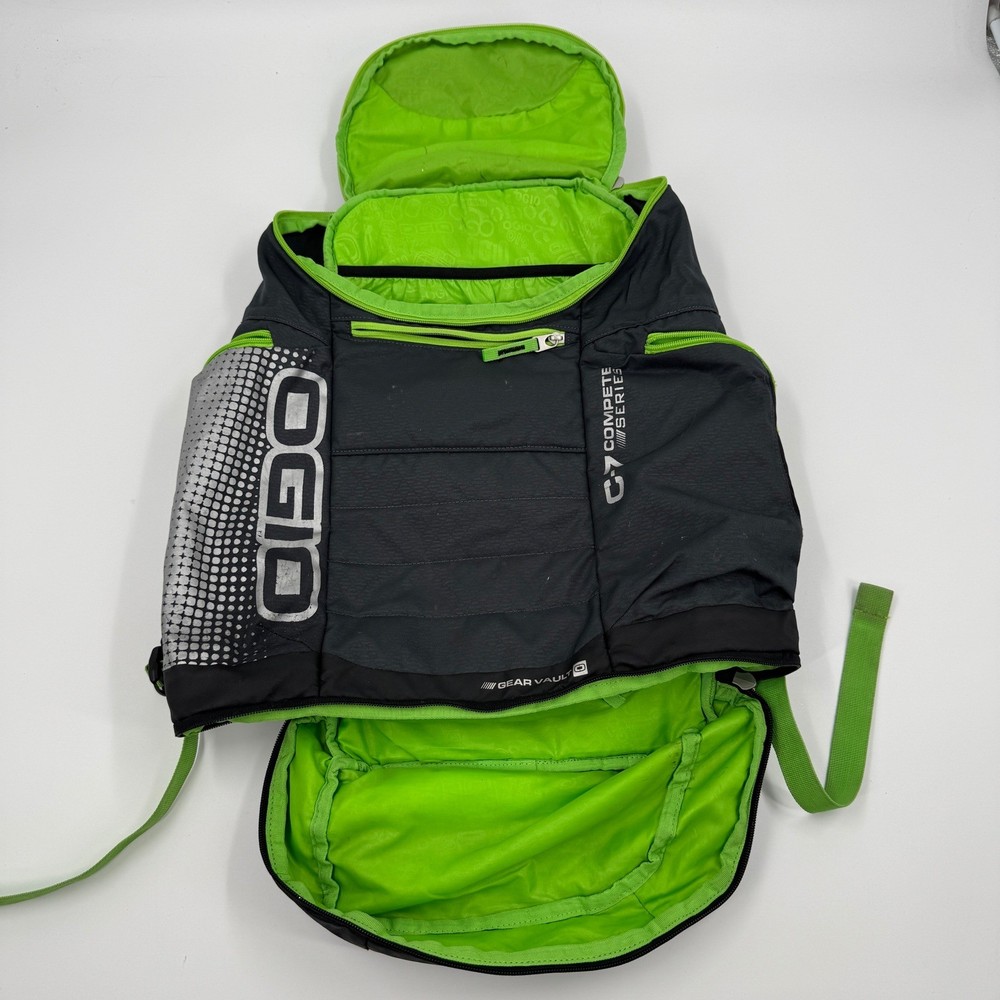 OGIO C7 Complete Sport Backpack Gray Neon Green