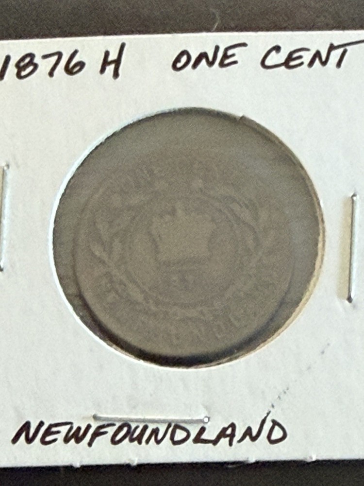1876 H Newfoundland One Cent