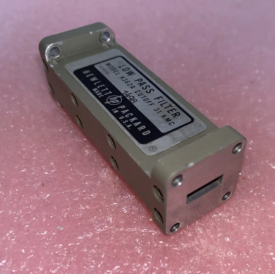 HP K362A LOW PASS FILTER 31GHz Wr 42 Mint