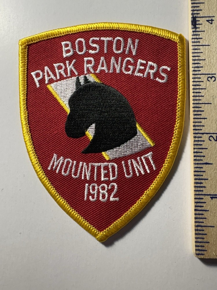 Boston Massachusetts Park Rangers Mounted Unit Patch