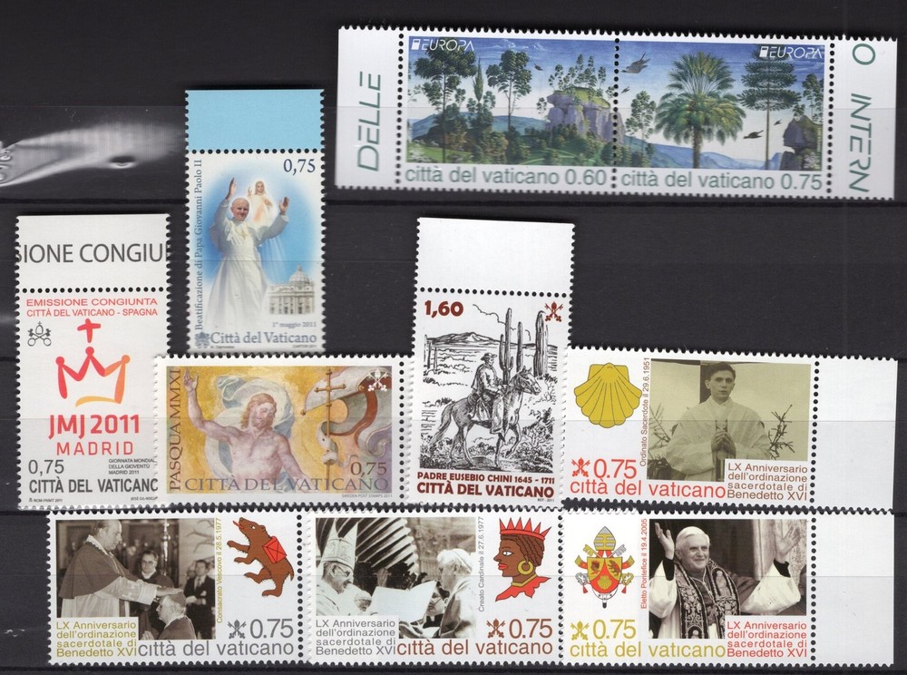 2011 Vaticano annata Cpl MNH