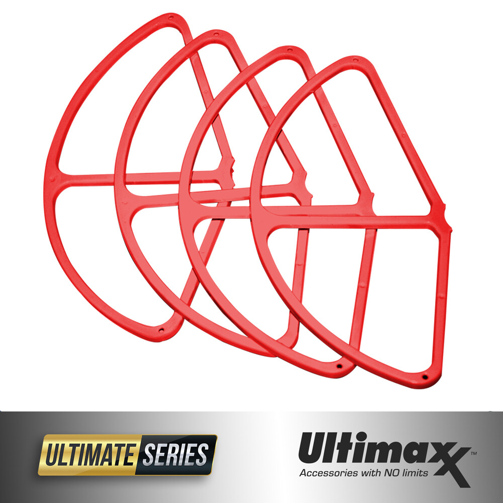 DJI Phantom 4 Quick Release Propeller Guard - Set of 4 RED