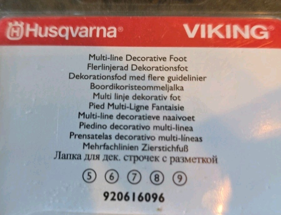 Multi-line Decorative Foot