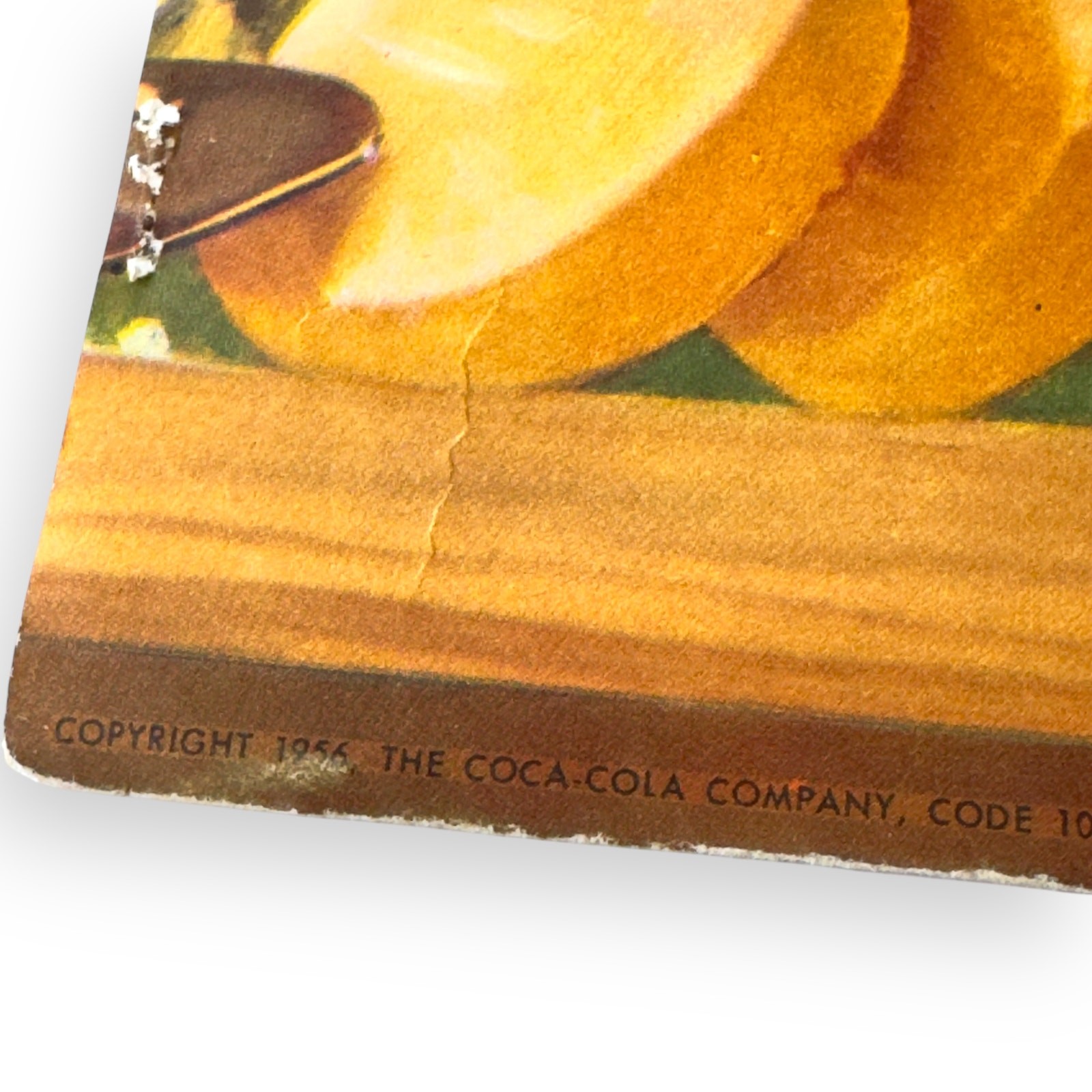 Vintage 1956 Rare Coca Cola Store Sign Original Coke Lithograph 14” x 20” READ