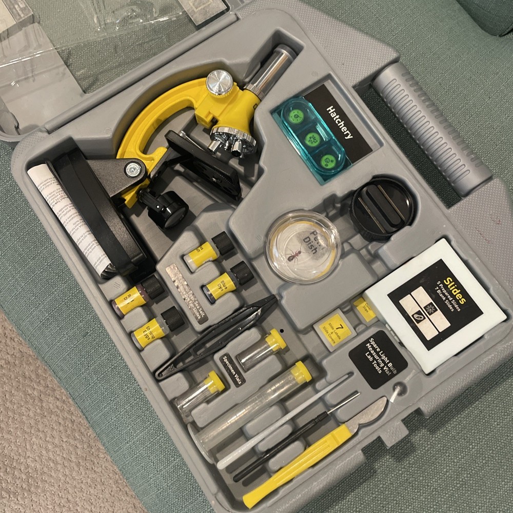 National Geographic, 900x Microscope Lab Set, Science Kit, Explore Small Worlds