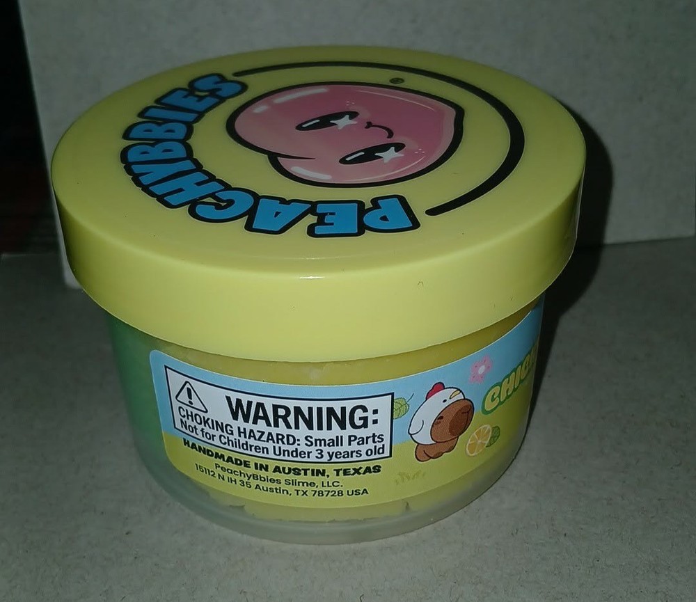 Peachybbies Chickybara Icee Slime - New- Easter Slime