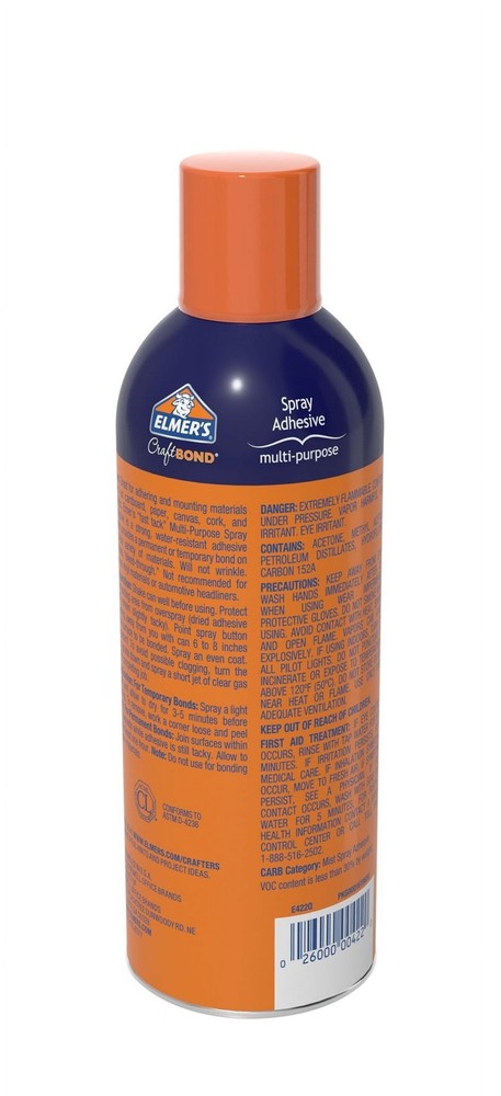 Multi-Purpose Spray Adhesive Wide Coverage Versatile Adhesive 11 oz 1 Count