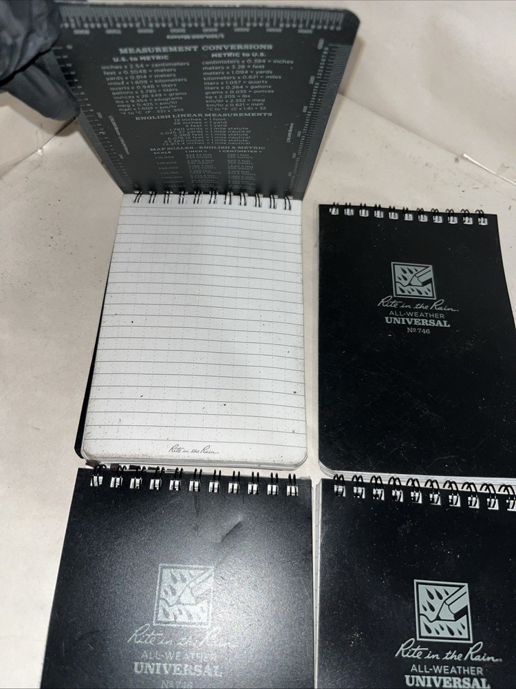 Rite In The Rain No. 746 Mini Notebooks 4ct With Defects