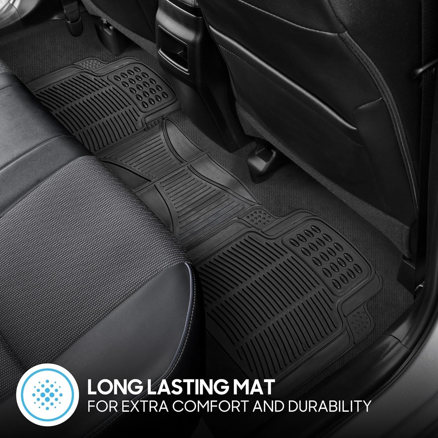 Tapetes De Hule Resistente Medidas Ajustables Para Carro Auto Camioneta Troca