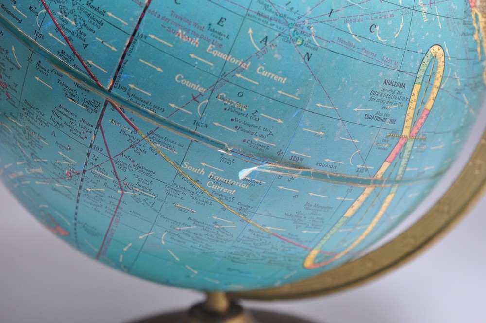 Vintage CRAM's IMPERIAL 12" World Globe