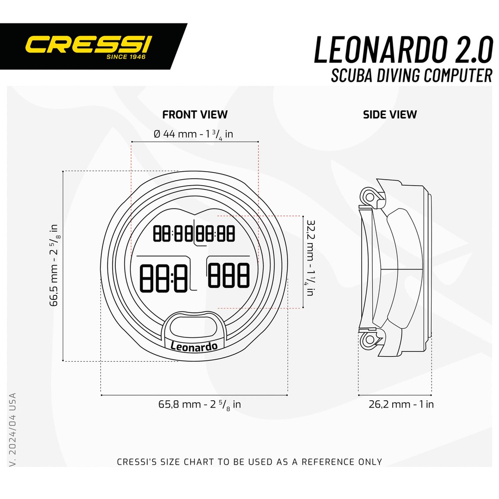 Cressi Leonardo 2.0 Dive Computer Watch