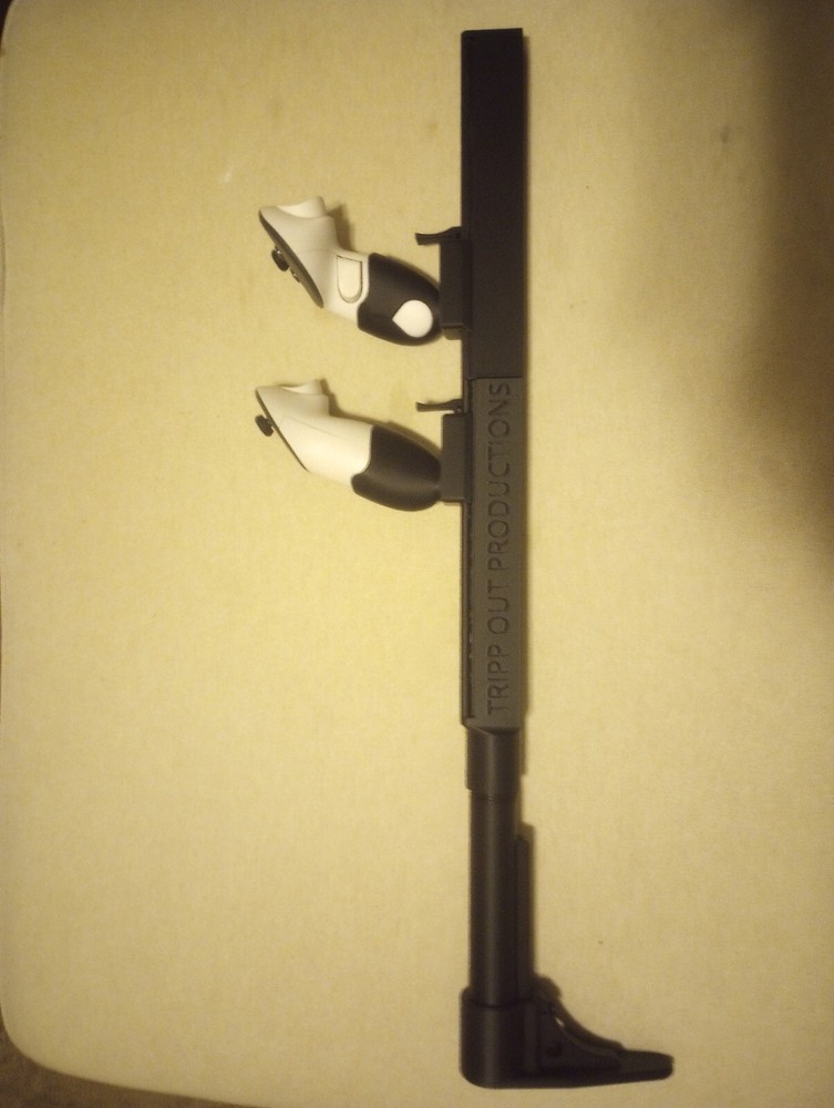Adjustable VR Gun Stock Full Kit for Quest 3- Blue
