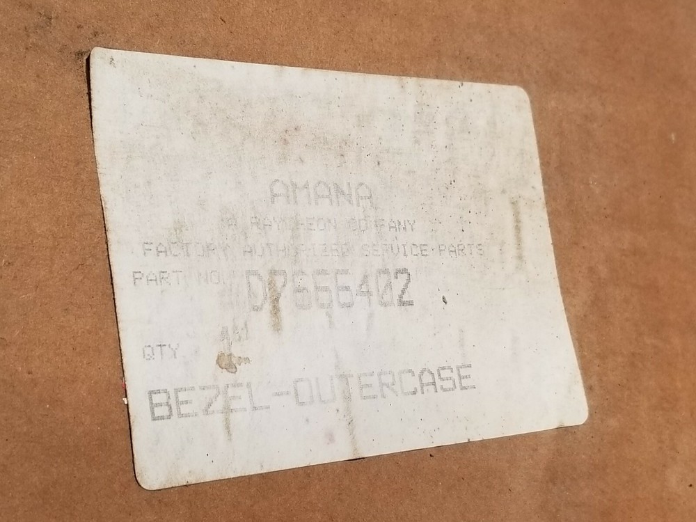 Amana D7666402 bezel - outercase