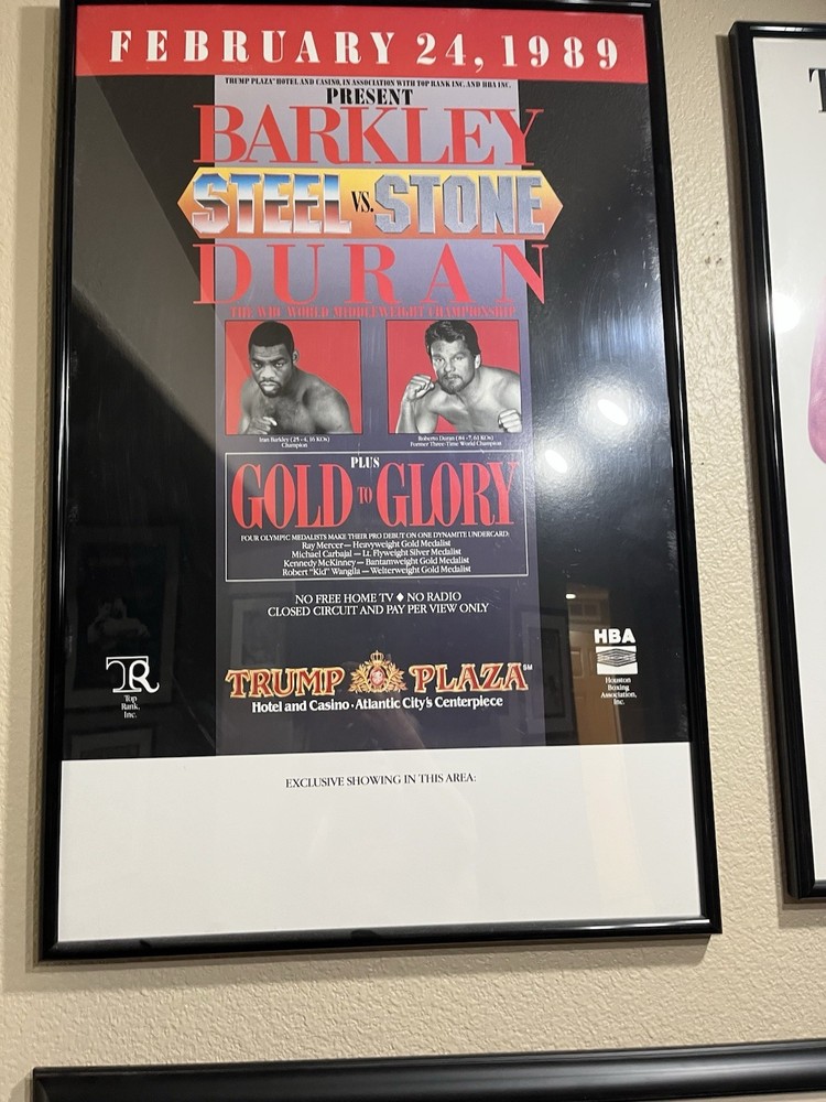 Duran Vs Barkley Fight Poster