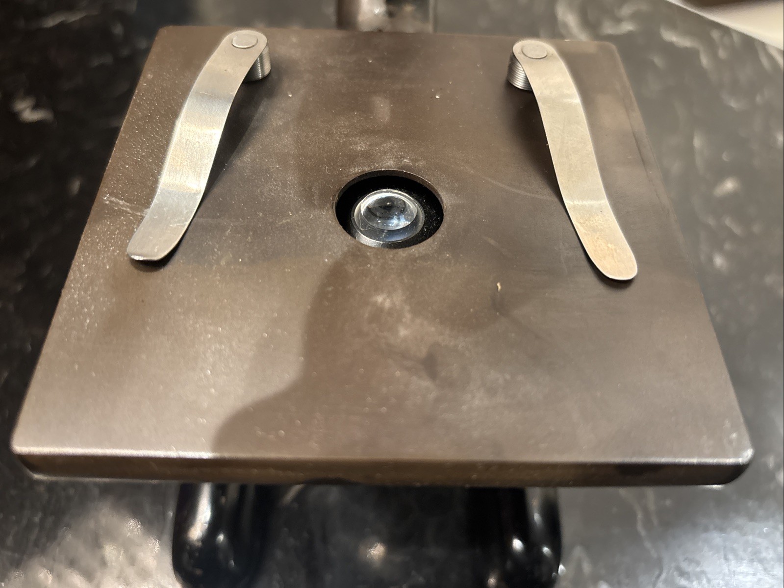 Bausch&Lomb Pat Jan 5,1915 August Waeldin Optical Microscope W/Wooden Case & Key