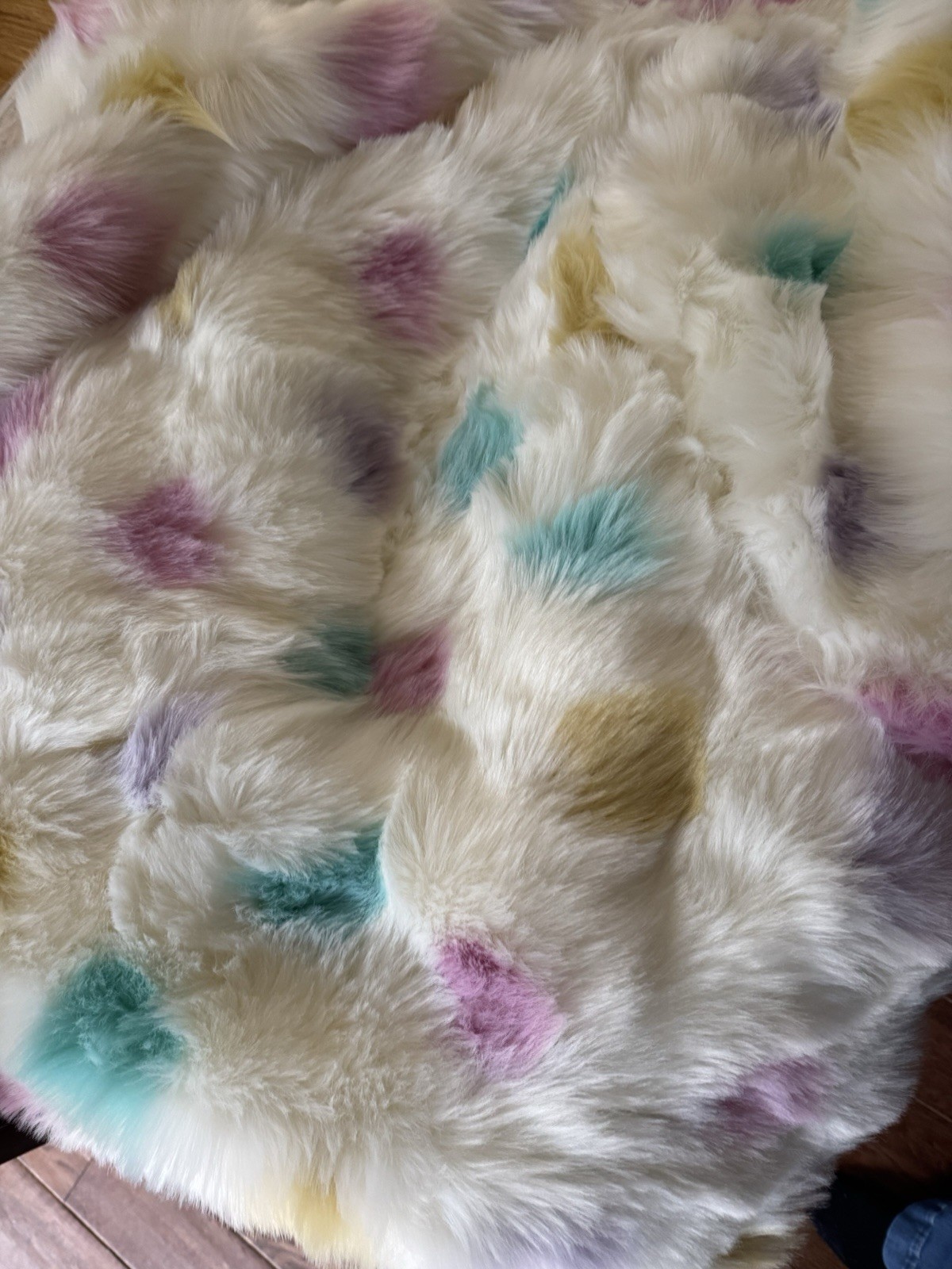 Pottery Barn Teen Photo Sample Large Beanbag Cover￼Faux Fur