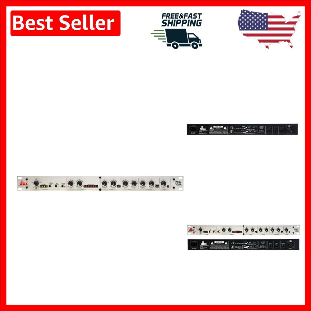 Versatile 286s Channel Strip Processor with Enhancer, Compression & XLR Input