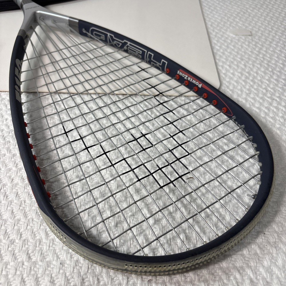 Head Ti 150 Power Zone Squash Racket Titanium, With Case