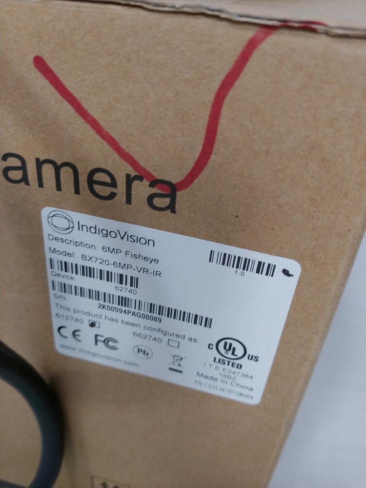 IndigoVision BX720-6MP Camera