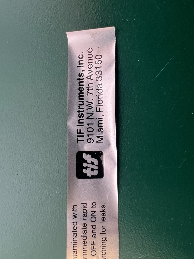 Tif 5550 Automatic Halogen Leak Detector with Original Hard Case