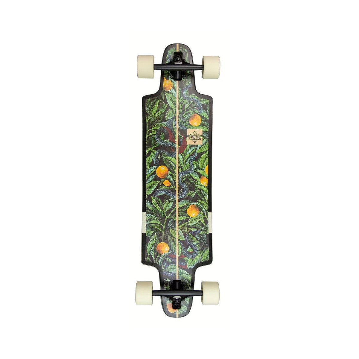 Dusters California Longboard Harvest Drop Through 9.5" x 36" Green/Orange