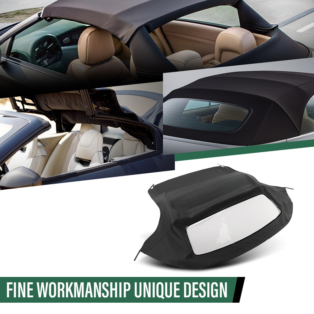 Convertible Soft Top & Plastic Window Fit For 1996-2002 BMW Z3 & M Roadster E36