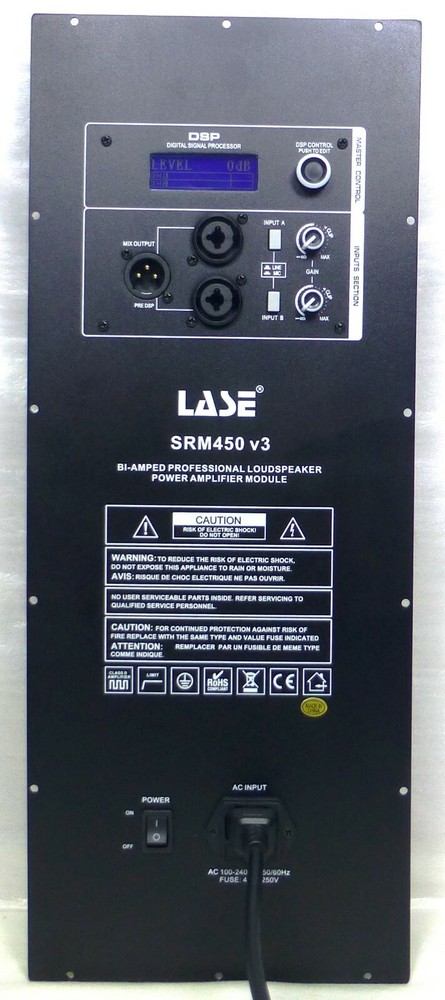 LASE Replacement Amplifier Module for Mackie SRM 450 V3 Powered Speaker w DSP