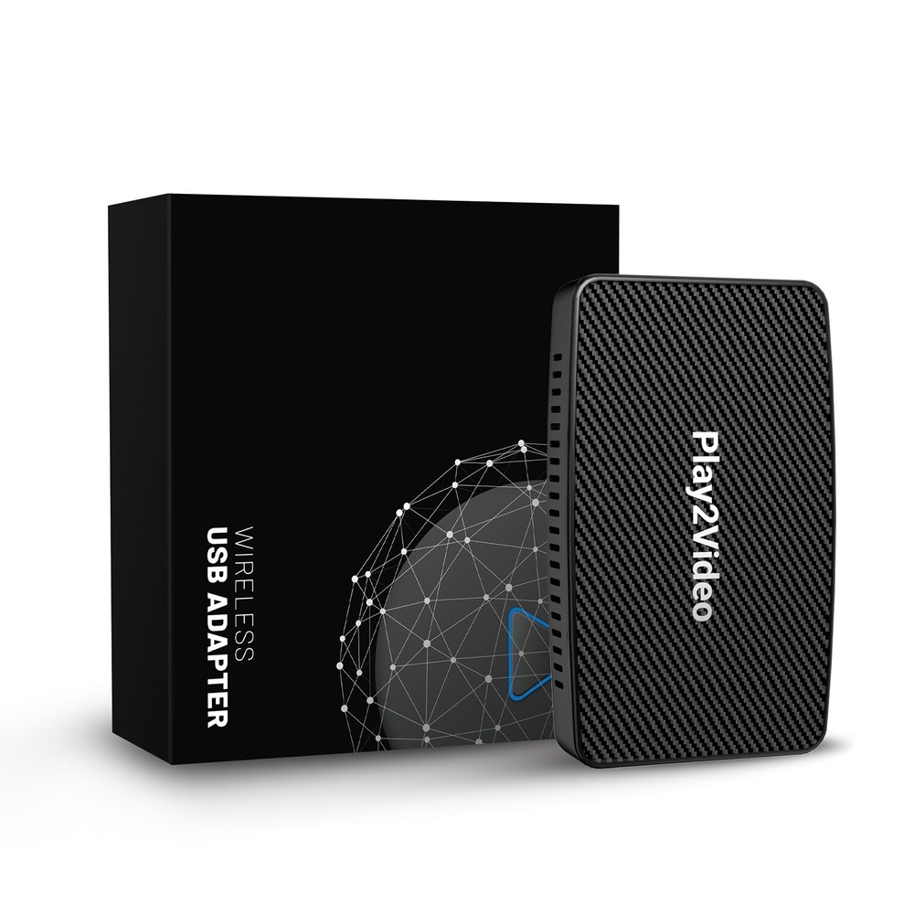 2 in 1 Play2Video AI Box Wireless CarPlay/Android Auto Multimedia Adapter