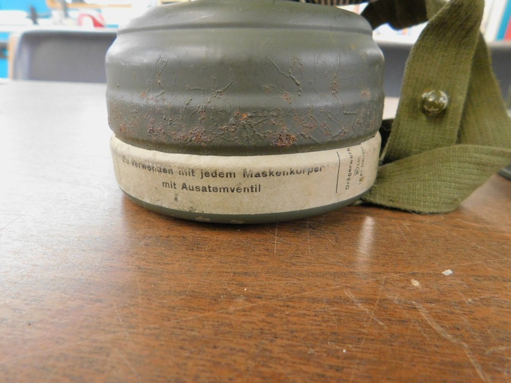 WWII Luftschutz Gas Mask with extras