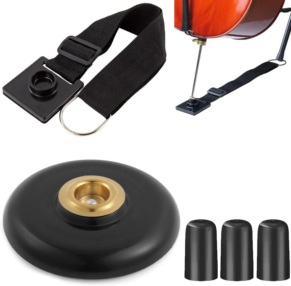 5 Pcs Cello Endpin Anchor Stopper Include Adjustable Strap Rest Cello...