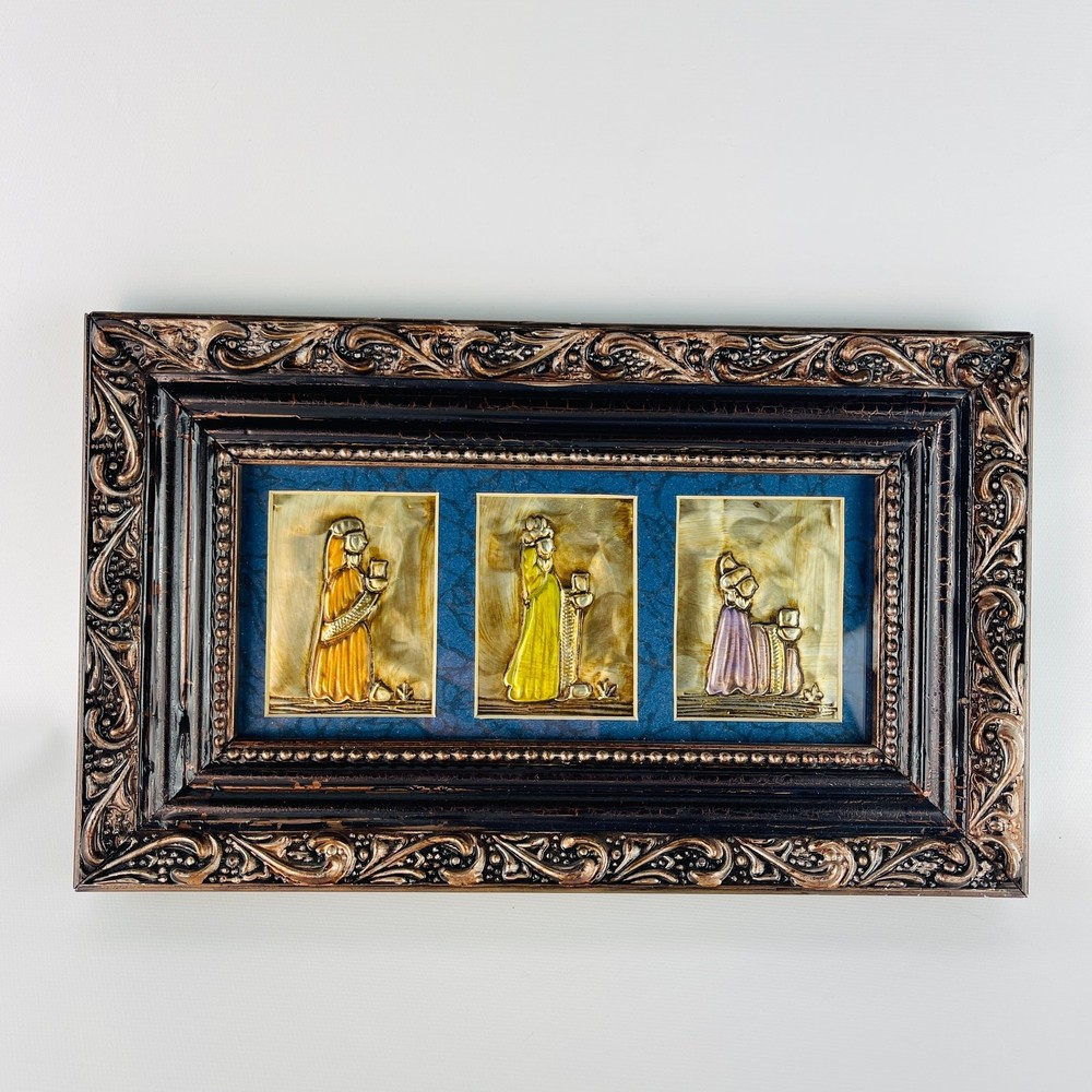 Three Wise Men Wall Plaque 11 3/16 x 6 11/16”