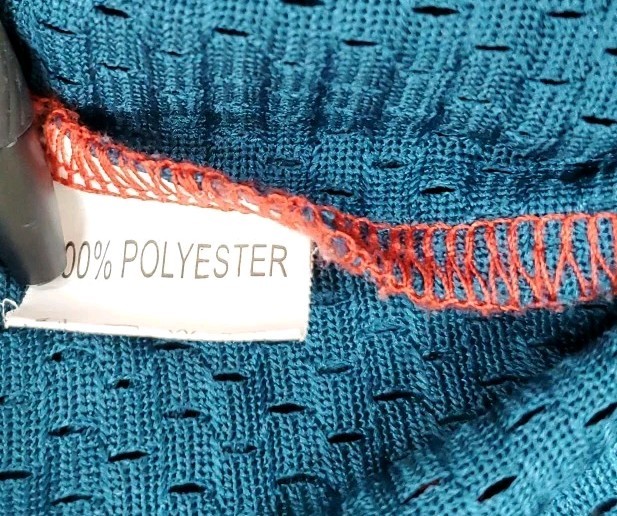 Pre Owned Renee' Rapp Jersey Snow Angel Aqua/Orange Size XL