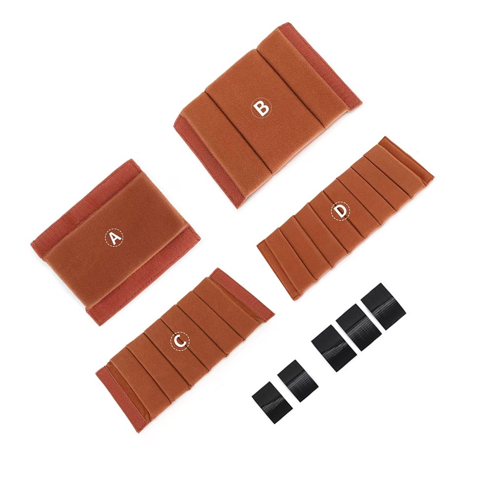 4PCS Dacron Camera Bag Case Insert Partition Divider Protection Pad Accessories