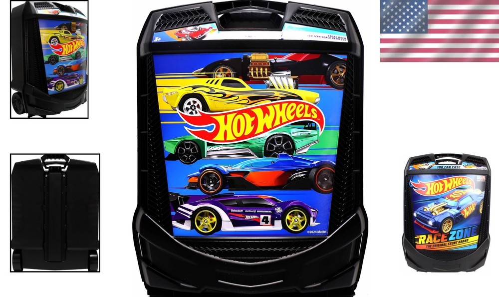 Hot Wheels 100-Car Storage Case – Large Capacity O