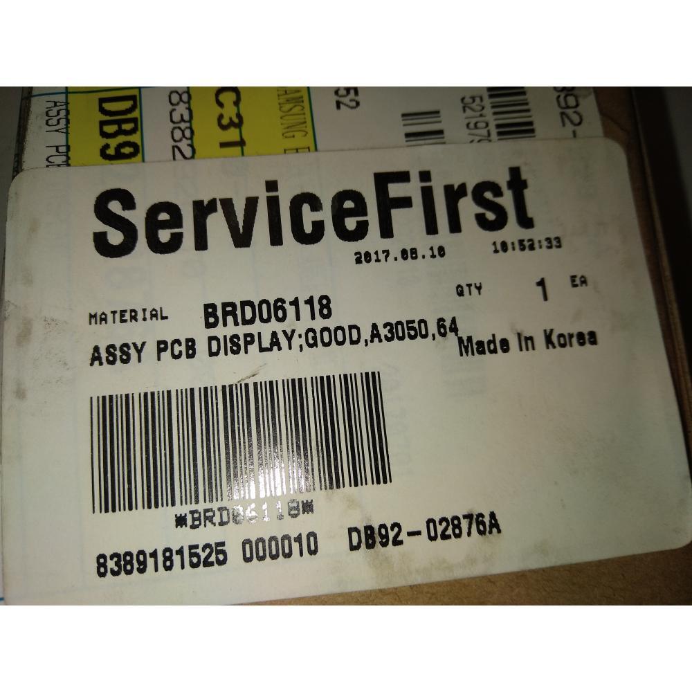 SERVICE FIRST BRD06118 PCB DISPLAY BOARD