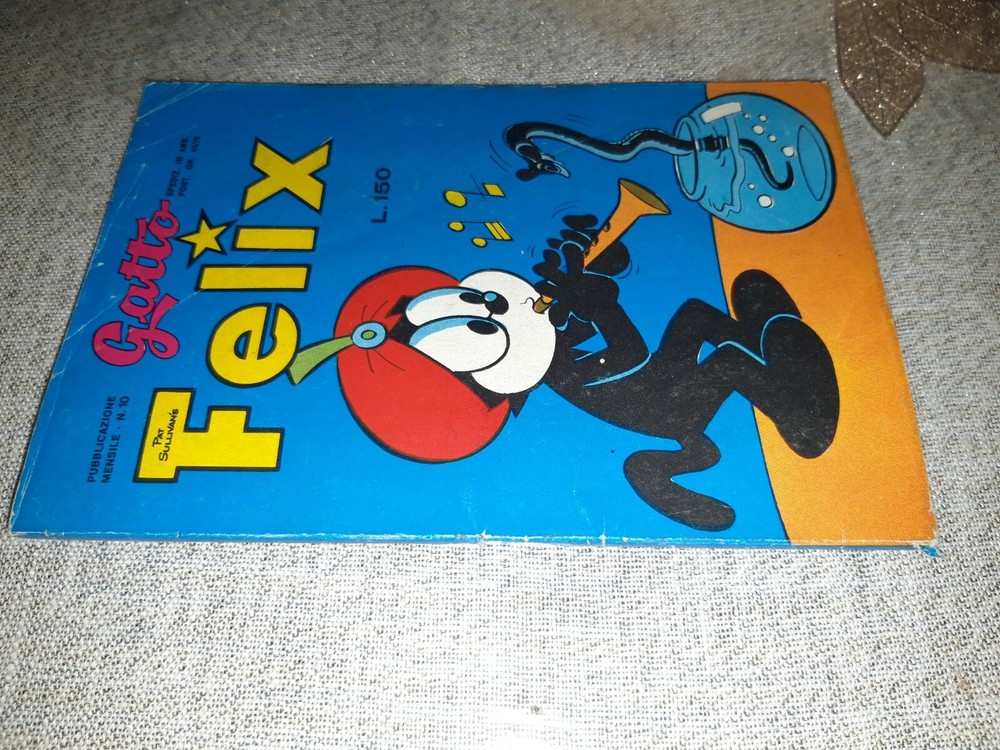 1973 Felix Cat Comic No. 10 Original Great Return (Colored Edges)