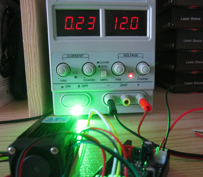 Quality Super stable 200mW 532nm green laser module + focus TTL continuous work