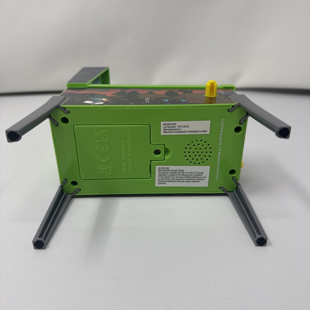 Minecraft Mini Pinball Machine Tested Works