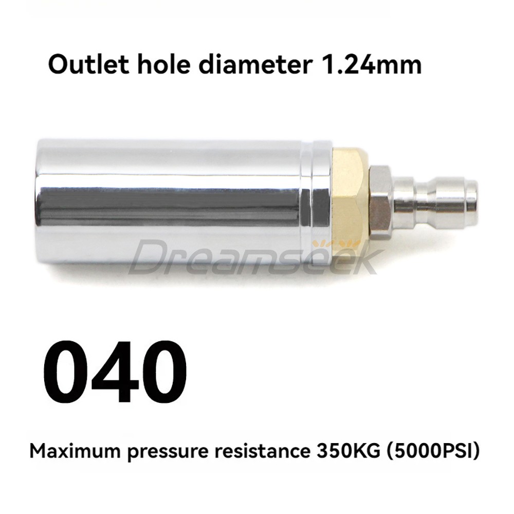 5000PSI High Pressure Washer Rotating Turbo Nozzle Spray Tip 1/4" Quick Connect