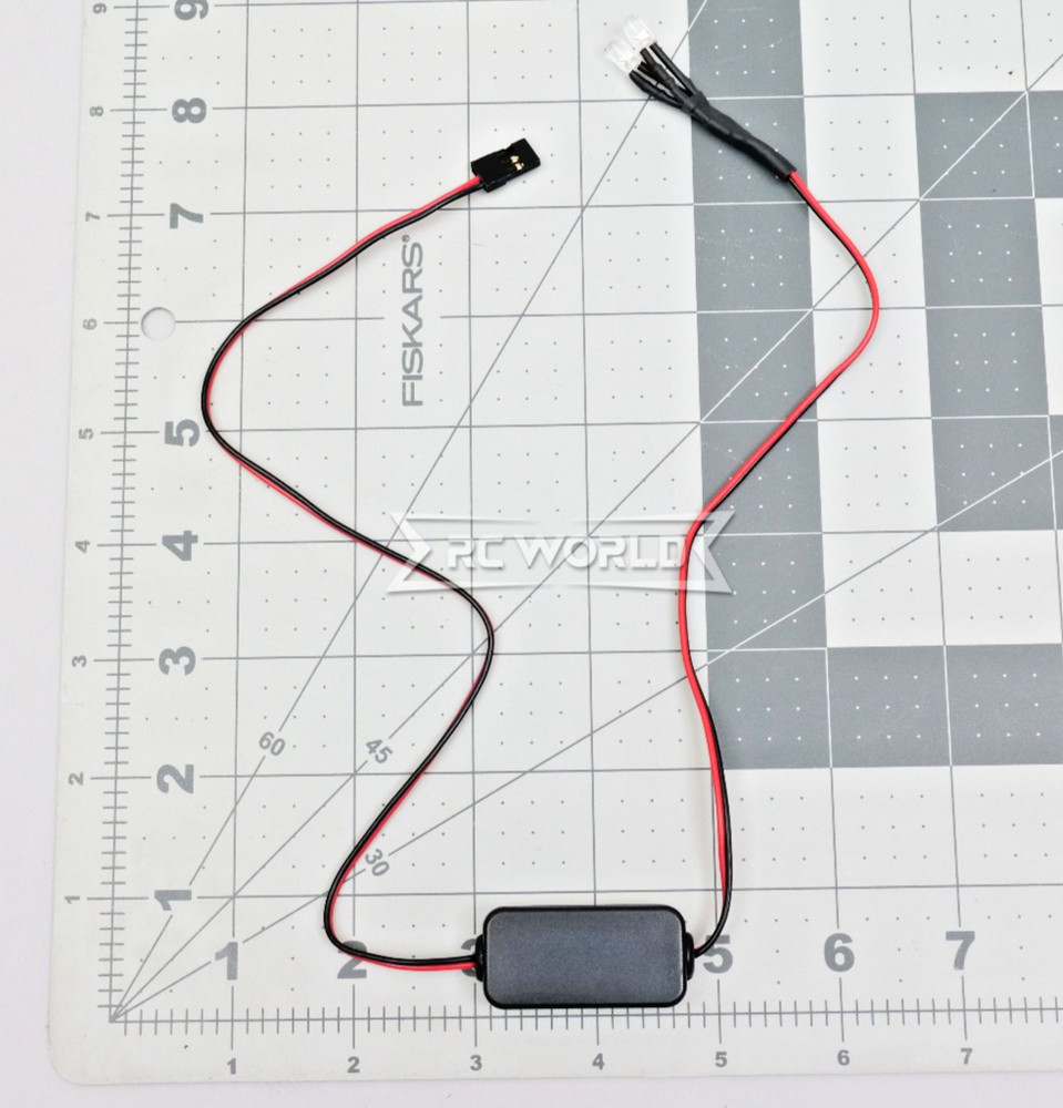 RC LED BACKFIRE Light 5MM RED LED Double Bulbs