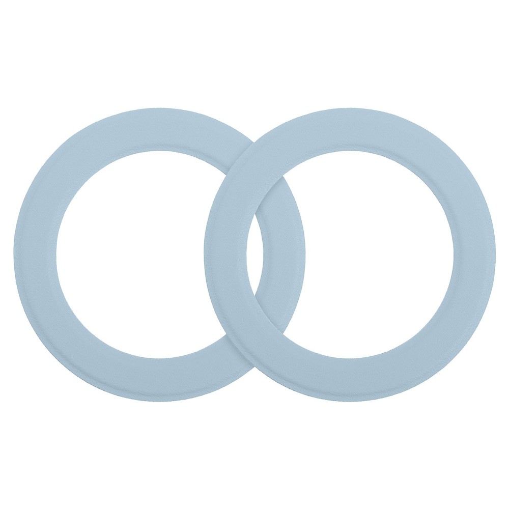2Pcs Magnetic Sticker Ring Magnetic Adapter Ring Blue