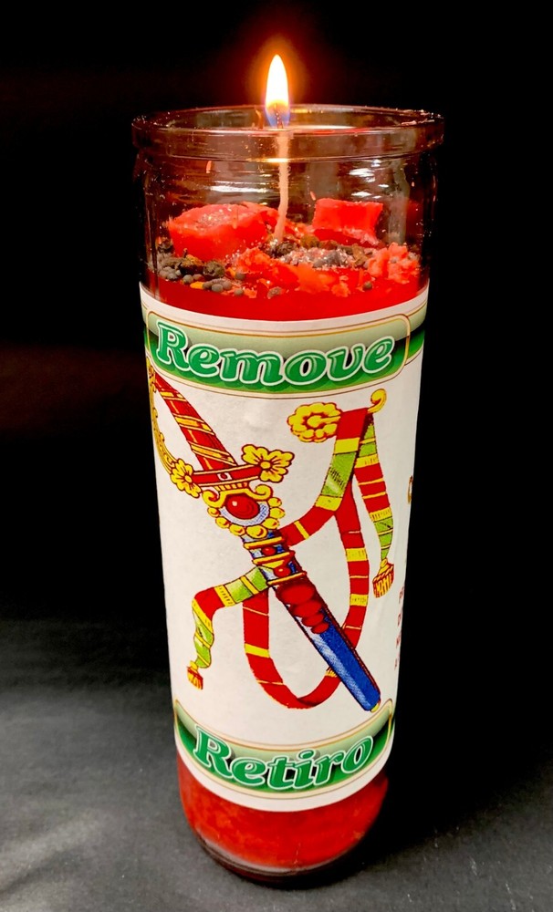 7 Day Dressed Candle Remove / Retiro