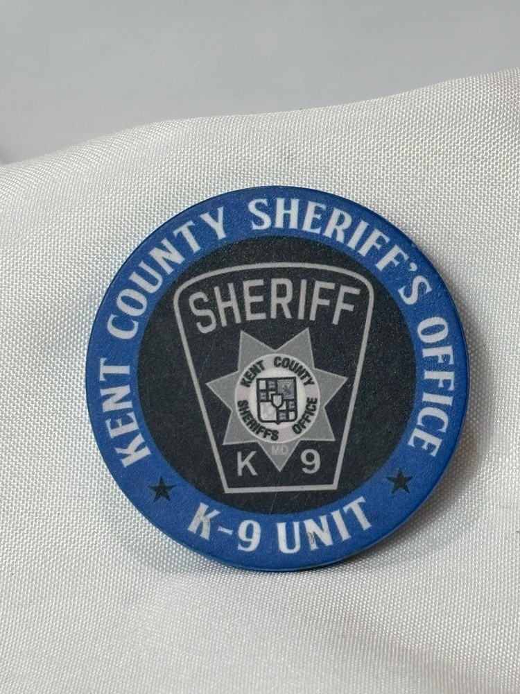 Kent County Sheriff's Office K-9 Unit Challenge Coin LOKI Narcotics & Tracking