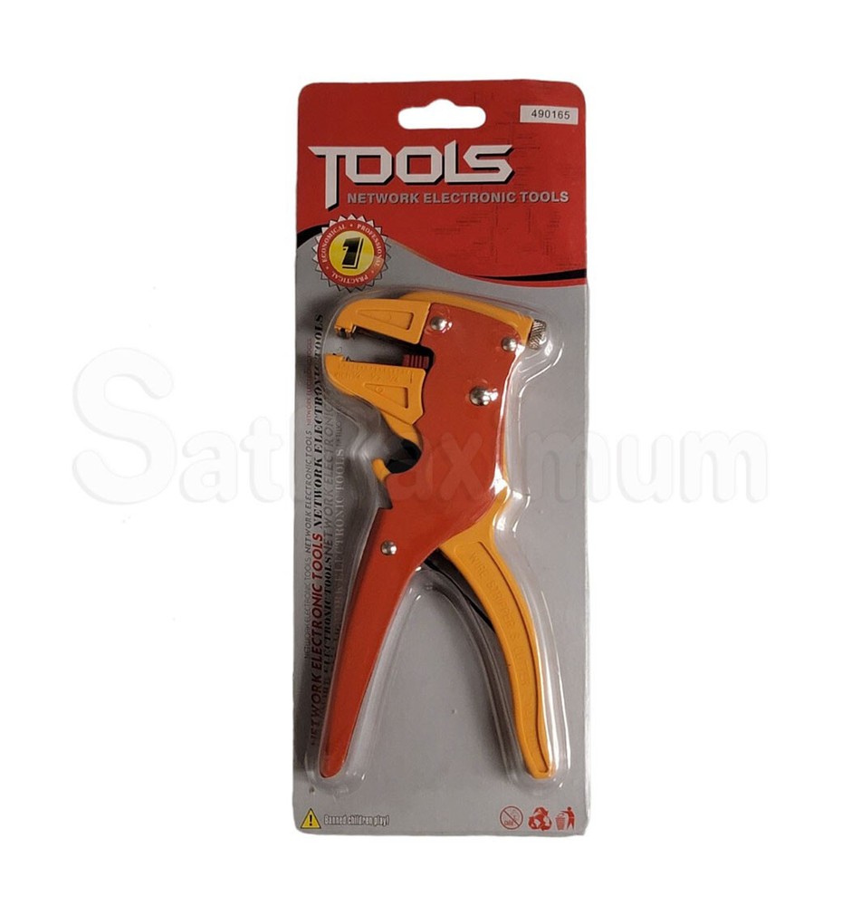 Heavy Duty Self Adjustable Automatic Electrical Wire Stripper Cutter 2-in-1 Tool
