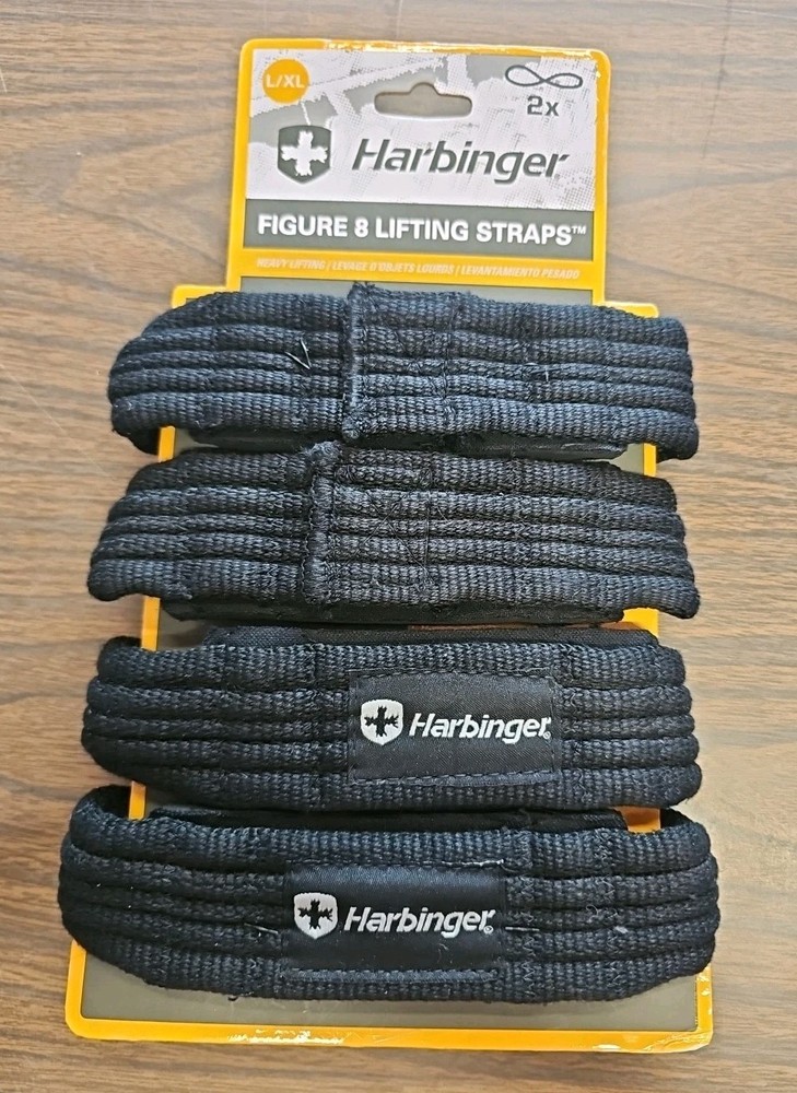 Harbinger Figure 8 Lifting Straps, x2