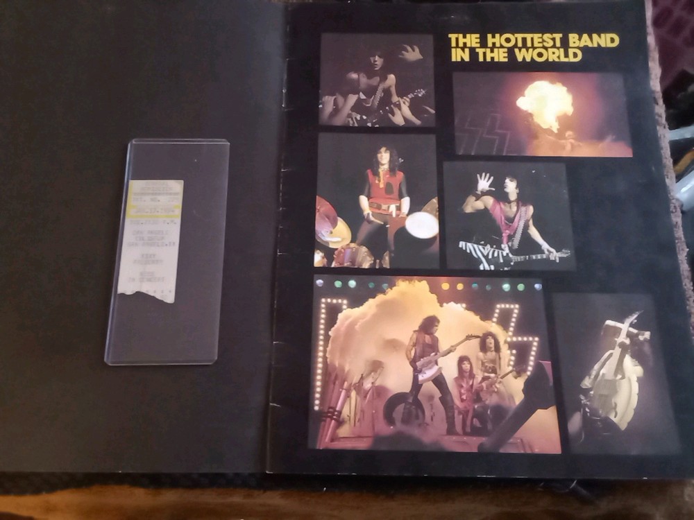 Kiss 💋 Ticket Stub History 🎸 Lick It Up Tour, 1-17-84, San Angelo Texas👀