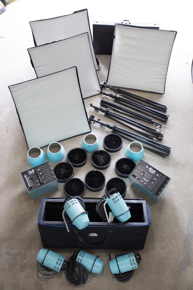 broncolor studio flash set up