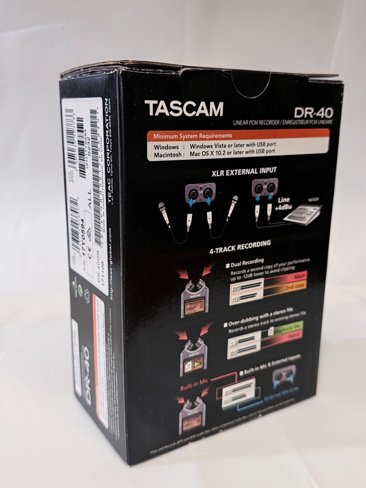 TASCAM Bronze DR-40 Handheld Interviewer