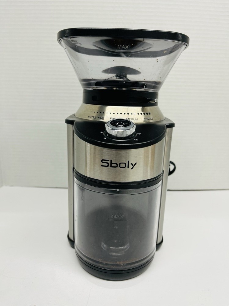Electric Conical Burr Coffee Grinder 19 Precise Grind Setting SYCG-801
